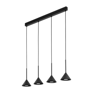 Lustra Negru 4xGU10 CONO 10305TK