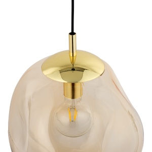 Lustra Negru Auriu 1xE27 SOL 4261TK - Img 4