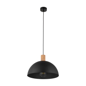Lustra Negru Bej 1xE27 OSLO 4852TK - Img 1