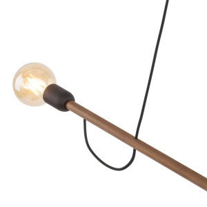 Lustra Negru Bej 2xE27 HELIX 4948TK - Img 4