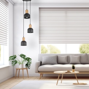 Lustra Negru Bej 3xE27 CAIRO 4895TK - Img 2