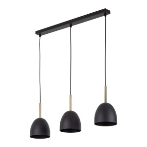 Lustra Negru Bej 3xE27 NORD 4871TK