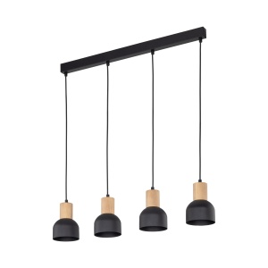 Lustra Negru Bej 4xE27 CAIRO 4896TK - Img 1