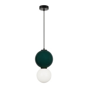 Lustra Verde - Alb LED becuri Pieve