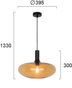 Pendul E27 Convex 4278101 - Img 3