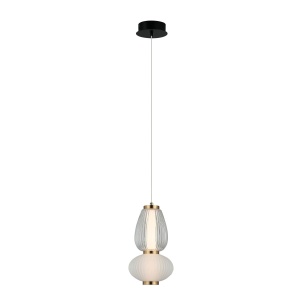 Pendul Gastel Transparent, Negru 1xLED