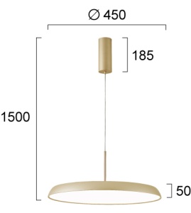 Pendul LED 3000K Art 4303400 - Img 3
