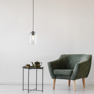 Pendul Negru 1xE27 MOLLY 10298TK - Img 2