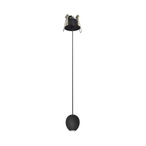 Pendul OVUM 1 PENDANT DOWNLIGHT Negru - Img 1