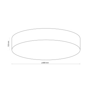 Plafoniera Alb 6xE27 RONDO 2725TK - Img 3
