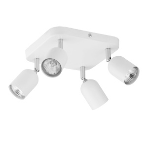 Plafoniera/ Aplica perete Alb Chrome 4xGU10 TOP 4414TK - Img 1