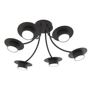 Plafoniera ENSO 6 Negru