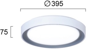 Plafoniera exterior LED 3000K-4000K-6000K Tania 4318100 - Img 3