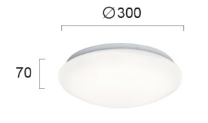 Plafoniera exterior LED 3000K Bright 4158800 - Img 2