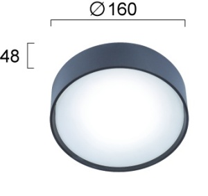 Plafoniera exterior LED 3000K Ibiza 4298800 - Img 3