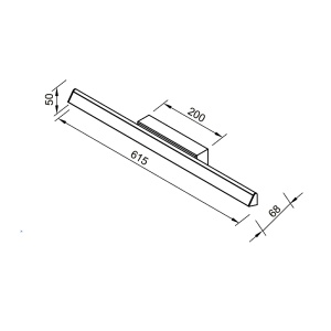 Plafoniera LED 22W 3000K LINEAL 8963 - Img 2