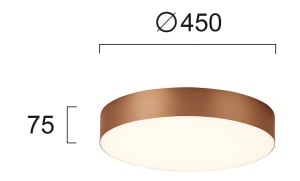 Plafoniera LED 3000K Bruce 4235301 - Img 3