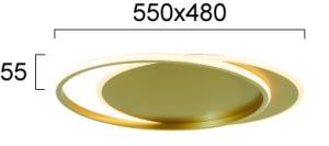 Plafoniera LED 3000K Evelyn 4301902 - Img 2