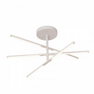 Plafoniera moderna alba minimalista cu 3 brate Torch