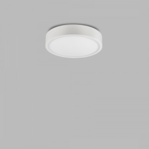Plafoniera moderna alba rotunda cu led 4000k Saona Superficie S