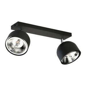Plafoniera Negru Chrome 2xGU10 ALTEA 6518TK - Img 1