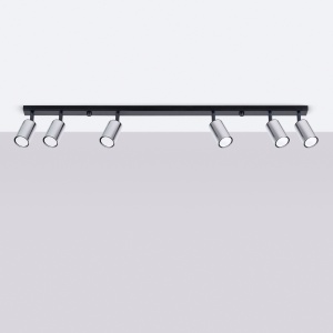 Plafonieră WINX 6L Negru Chrome - Img 2