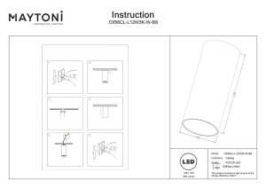 Spot aplicat C056CL-L12W3K-W-BS - FOCUS LED - Img 2