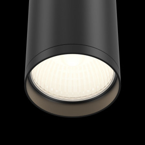 spot aplicat, spot negru, spot 10cm, spot modern, spoturi negre, spoturi aplicate, spot bec GU10, spot negru minimalist, spot negru diamentru 5cm, spot negru aplicat