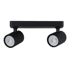 Spot aplicat Tokio Negru 2xGU10 - Img 1