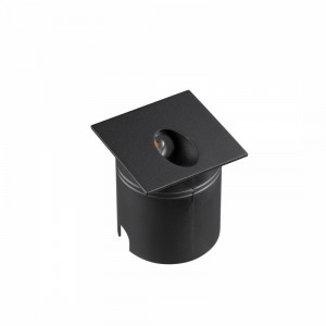 Spot incastrat modern pentru scara negru patrat Aspen