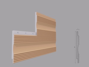 Termosistem decorativ FPTD03 dimensiuni 500x40x2000mm - Img 1
