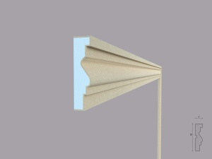 Ancadrament fereastra exterior FP129 dimensiuni 120x30x2000mm - Img 3