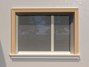 Ancadrament fereastra exterior FP142 dimensiuni 130x60x2000mm - Img 2