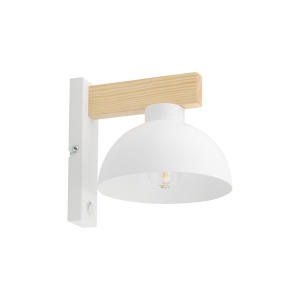 Aplica perete Alb Bej 1xE27 OSLO 4962TK - Img 1
