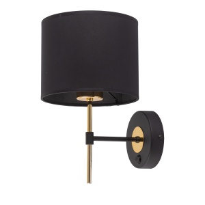 Aplica perete Auriu Negru 1xE27 LORD 4672TK - Img 1