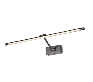 Aplica perete DAVINCI 90 Negru Chrome