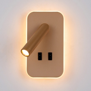Aplica perete Doria Auriu 2 x LED - Img 4