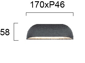 Aplica perete exterior LED 3000K Athens 4285900 - Img 2