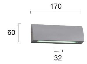 Aplica perete exterior LED 3000K Tech 4156000 - Img 2