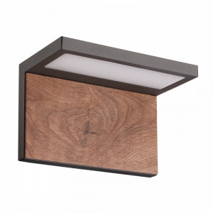 Aplica perete exterior moderna grafit cu led Ruka