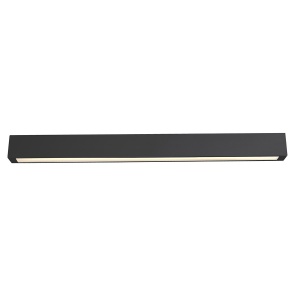 Aplica perete Ibros 93 cm Negru IP44 LED CCT