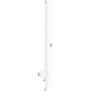 Aplica perete L LED ASSE A8051 - Img 4