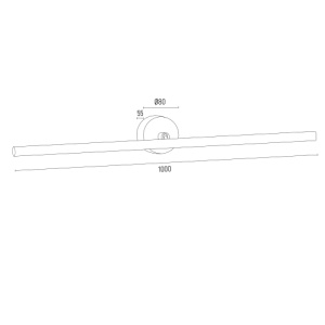 Aplica perete L LED MIRIAM A8602 - Img 4