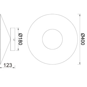 Aplica perete LED 20W 3000K ORION 8126 - Img 2