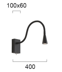 Aplica perete LED 3000K Koko 4157500 - Img 3