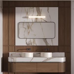 Aplica perete Linea 61 cm Negru LED CCT - Img 3