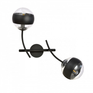 Aplica neagra, Aplica perete, Aplica dormitor neagra, Aplica perete lampa, Lampa de perete, Aplica dormitor, Iluminat interior, Aplica perete moderna, Aplica living, Aplica moderna dormitor, Aplica dormitor moderna, Aplica de perete living, Aplica de pere