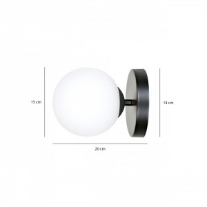 Aplica neagra, Aplica perete, Aplica dormitor neagra, Aplica perete lampa, Lampa de perete, Aplica dormitor, Iluminat interior, Aplica perete moderna, Aplica living, Aplica moderna dormitor, Aplica dormitor moderna, Aplica de perete living, Aplica de pere