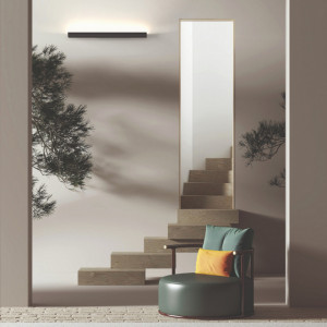 Aplica neagra, Aplica dormitor neagra, Aplica liniara, Aplica perete metal, Lampa de perete, Aplica dormitor, Iluminat interior, Aplica perete moderna, Aplica living, Aplica moderna dormitor, Aplica dormitor moderna, Aplica de perete living, Aplica de per