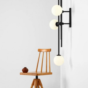 Aplica neagra, Aplica perete, Aplica dormitor neagra, Aplica perete lampa, Lampa de perete, Aplica dormitor, Iluminat interior, Aplica perete moderna, Aplica living, Aplica moderna dormitor, Aplica dormitor moderna, Aplica de perete living, Aplica de pere